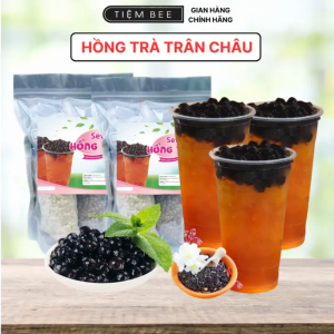 set-nguyen-lieu-hong-tra-tran-chau-30-ly-hong-tra-500g-tran-chau-tiem-cua-bee-beekit