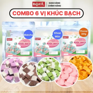 combo-6-goi-khuc-bach-cacao-matcha-dau-viet-quat-mon-pho-mai-180g-huong-dan-nau-nhu-tiem-tiem-cua-bee-beekit